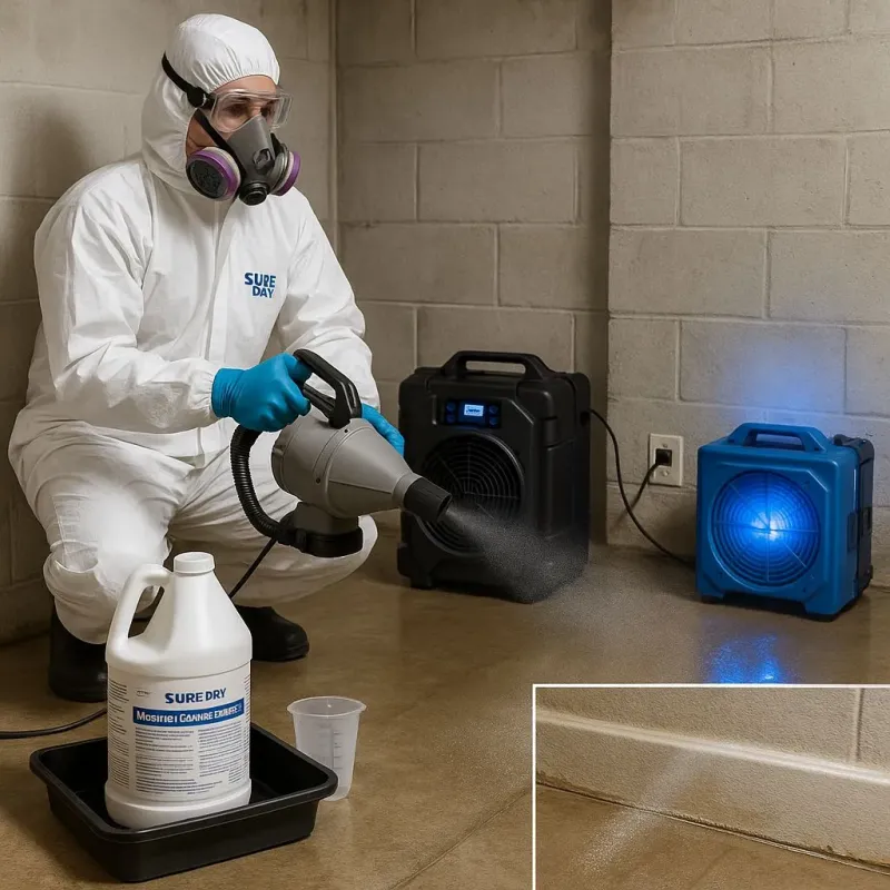 Sanitization and Odor Removal process in Sandwich, IL