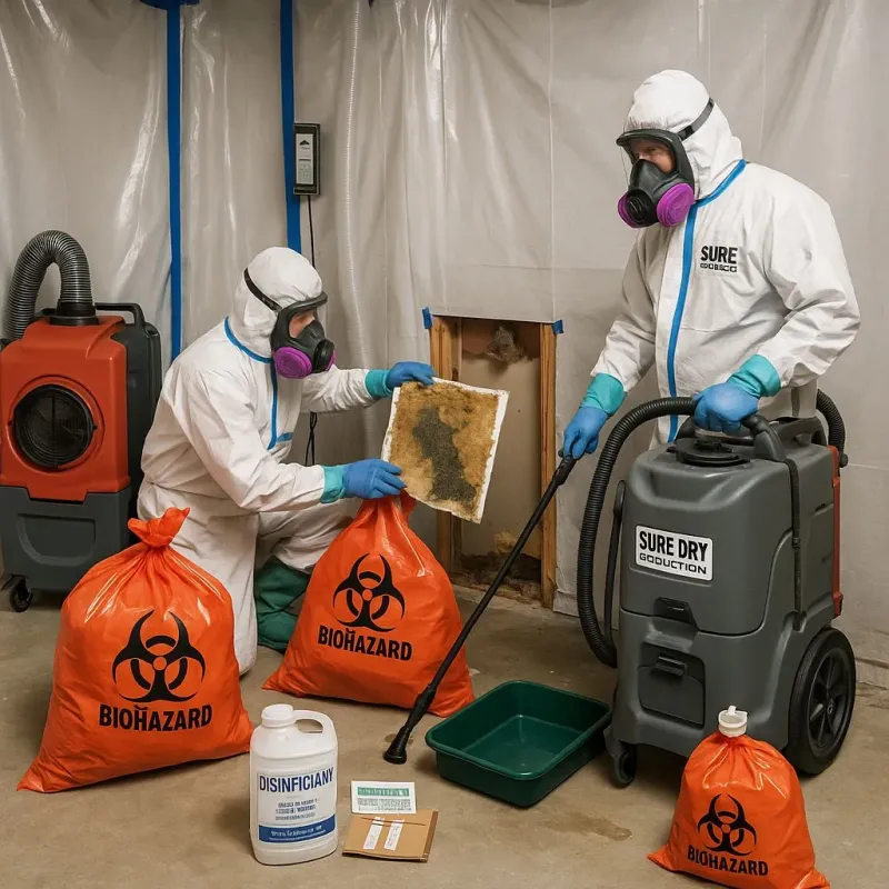 Contaminated Water Handling Protocols process in Sandwich, IL