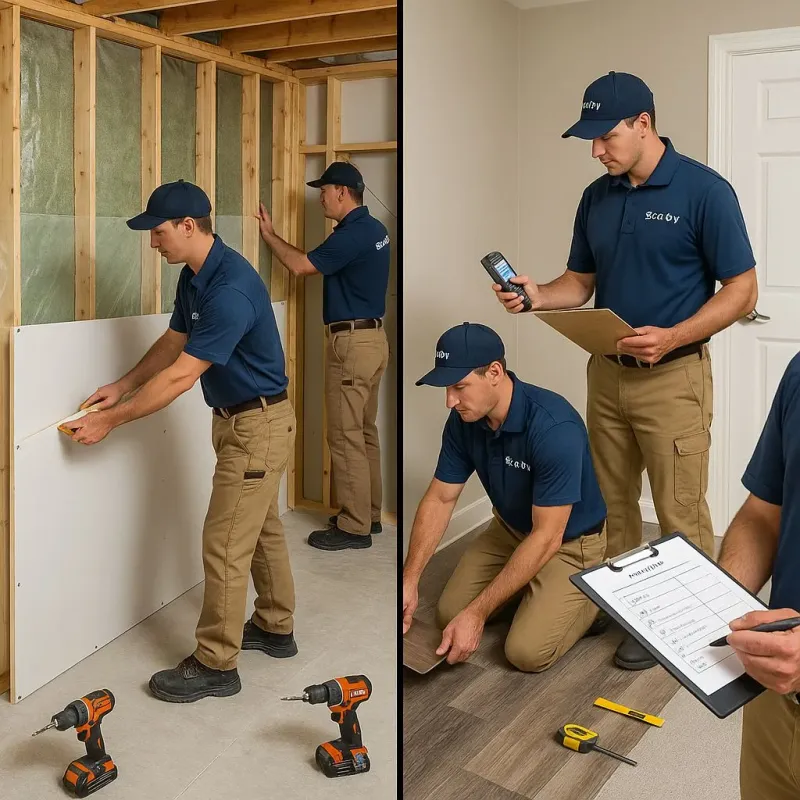 Repairs and Reconstruction process in Sandwich, IL
